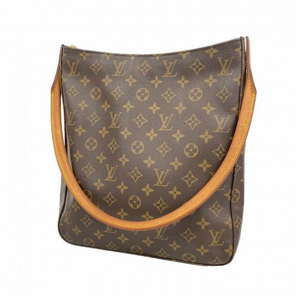 Louis Vuitton Monogram Looping Brown Bag GM Shoulder - Picture 1 of 9